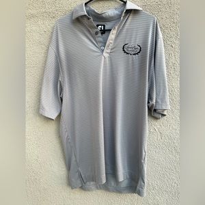 FootJoy Men’s Medium Gray Polo Golf Shirt